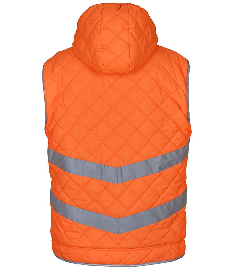 YK216 Yoko Hi-Vis Kensington Hooded Gilet