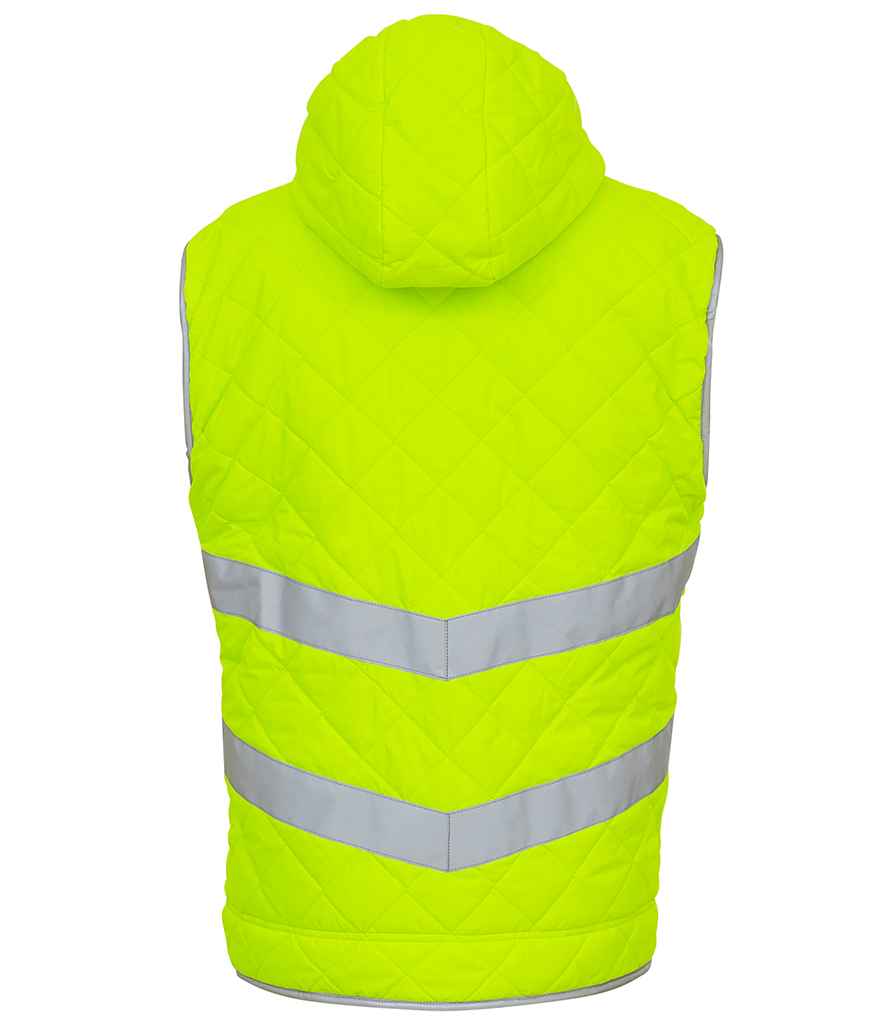 YK216 Yoko Hi-Vis Kensington Hooded Gilet