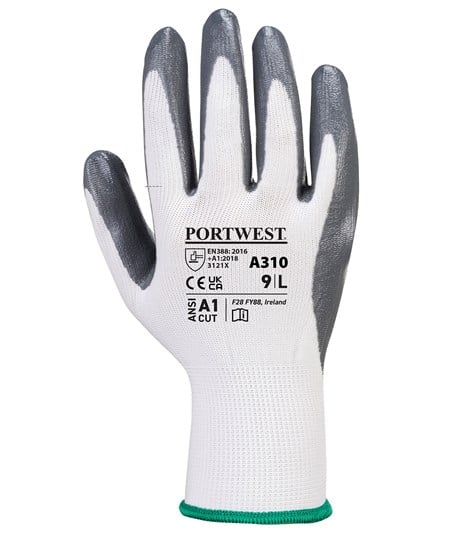 PW074 Portwest Flexo Grip Nitrile Gloves