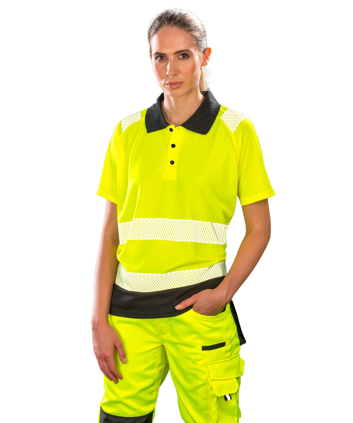 RS501 Result Genuine Recycled Safety Polo Shirt