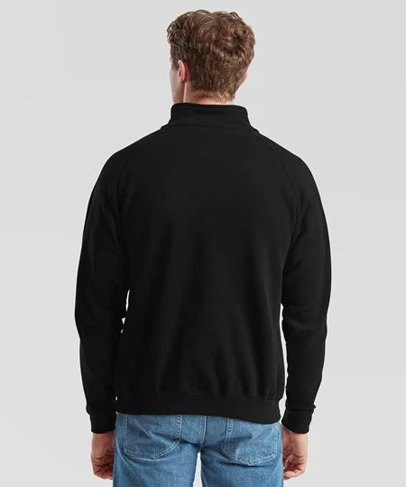 SS17 Fruit of the Loom Classic Zip Neck Sweatshirt