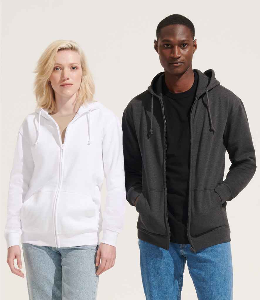 03812 SOL'S Unisex Carter Full Zip Hoodie