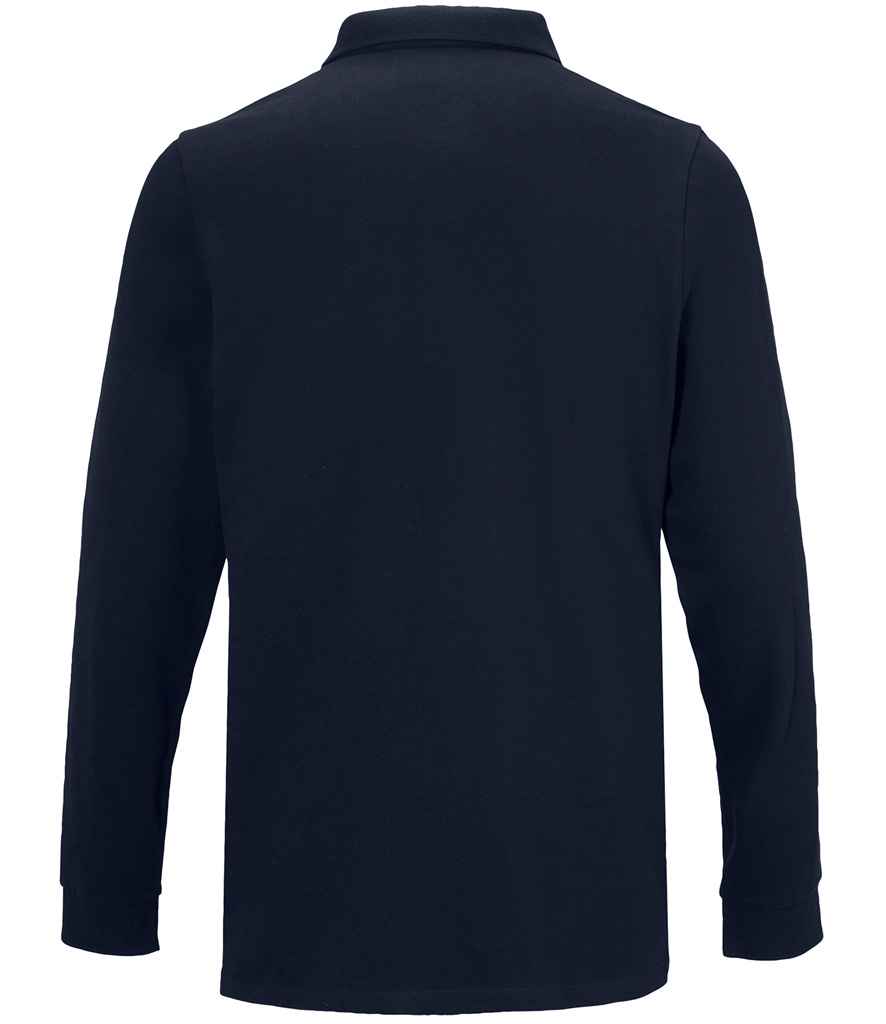 04396 NEOBLU Owen Long Sleeve Piqué Polo Shirt