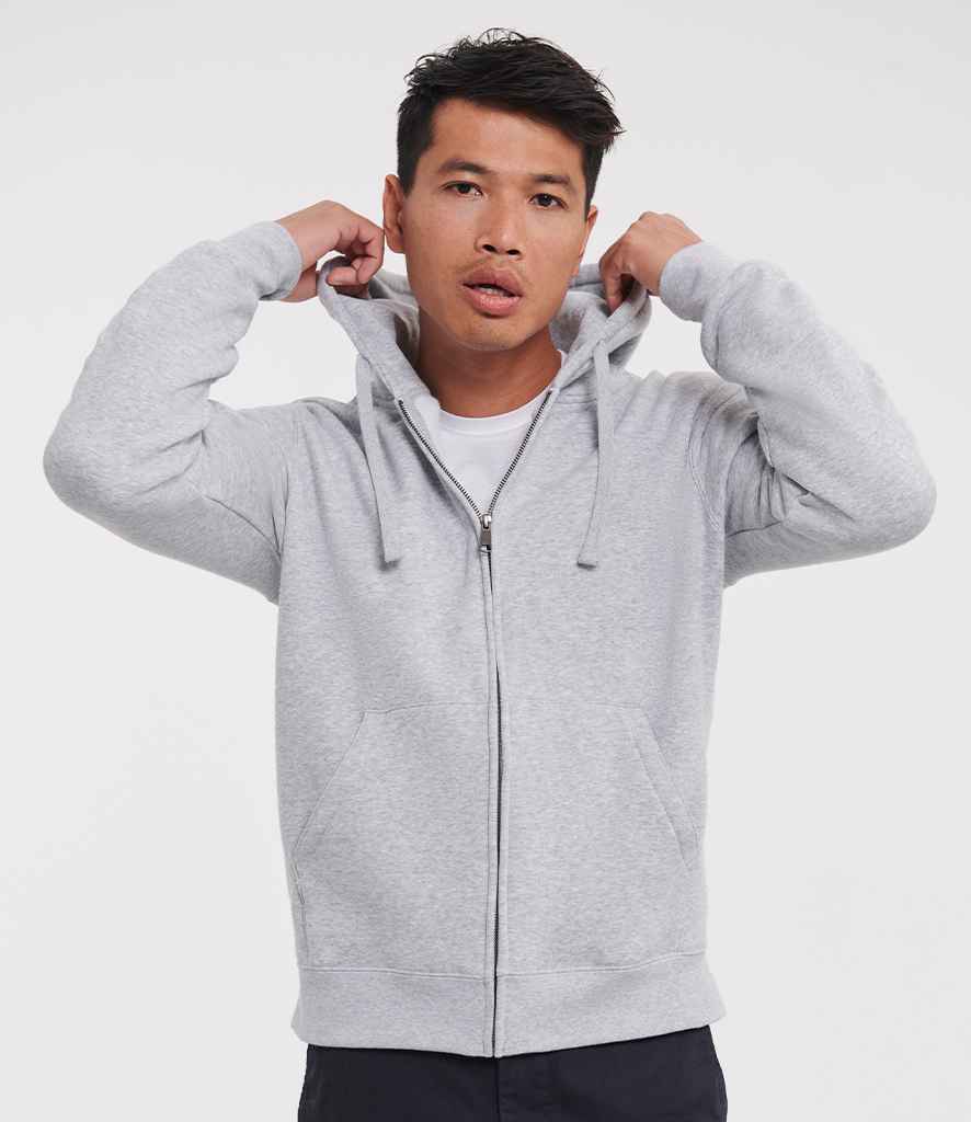 266M Russell Authentic Zip Hooded Sweatshirt