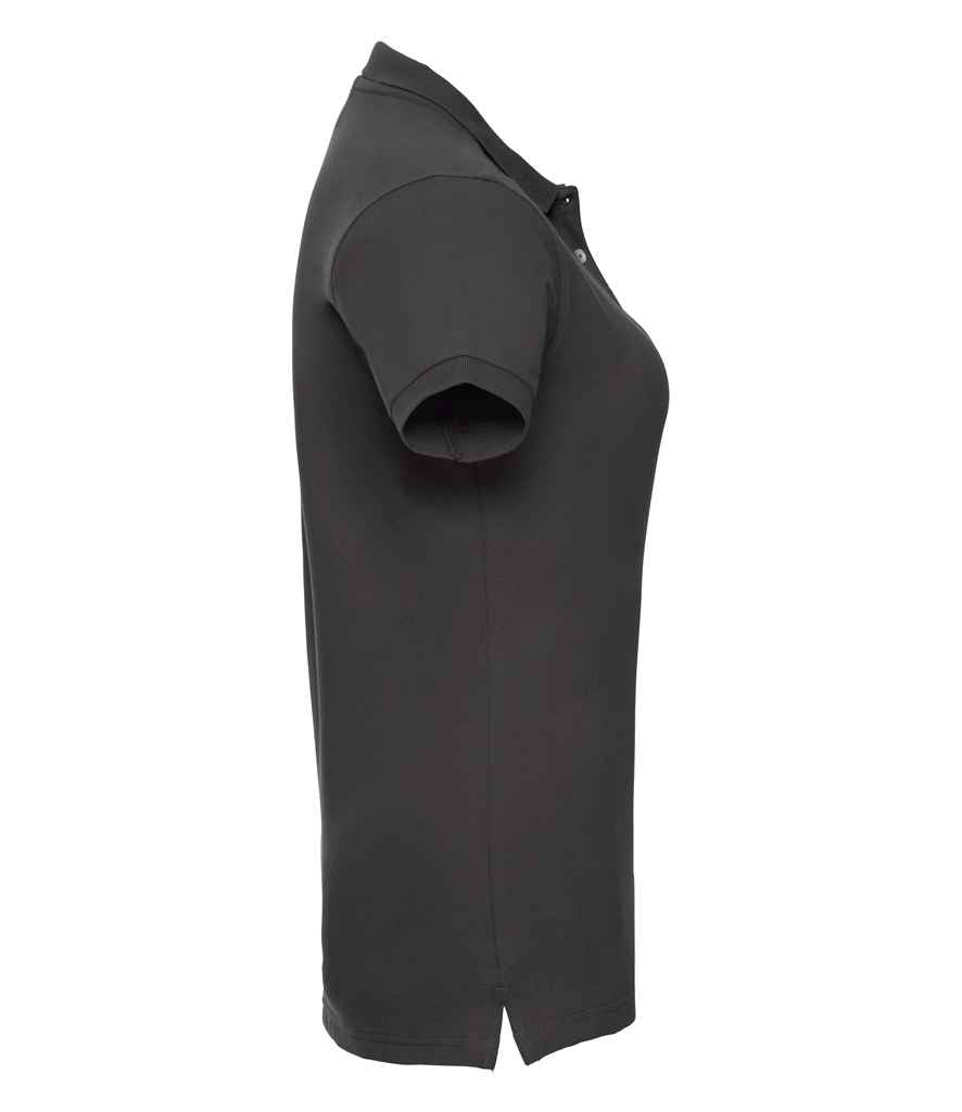 566F Russell Ladies Stretch Piqué Polo Shirt