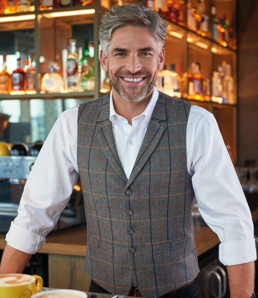 BK520 Brook Taverner Memphis Tweed Waistcoat