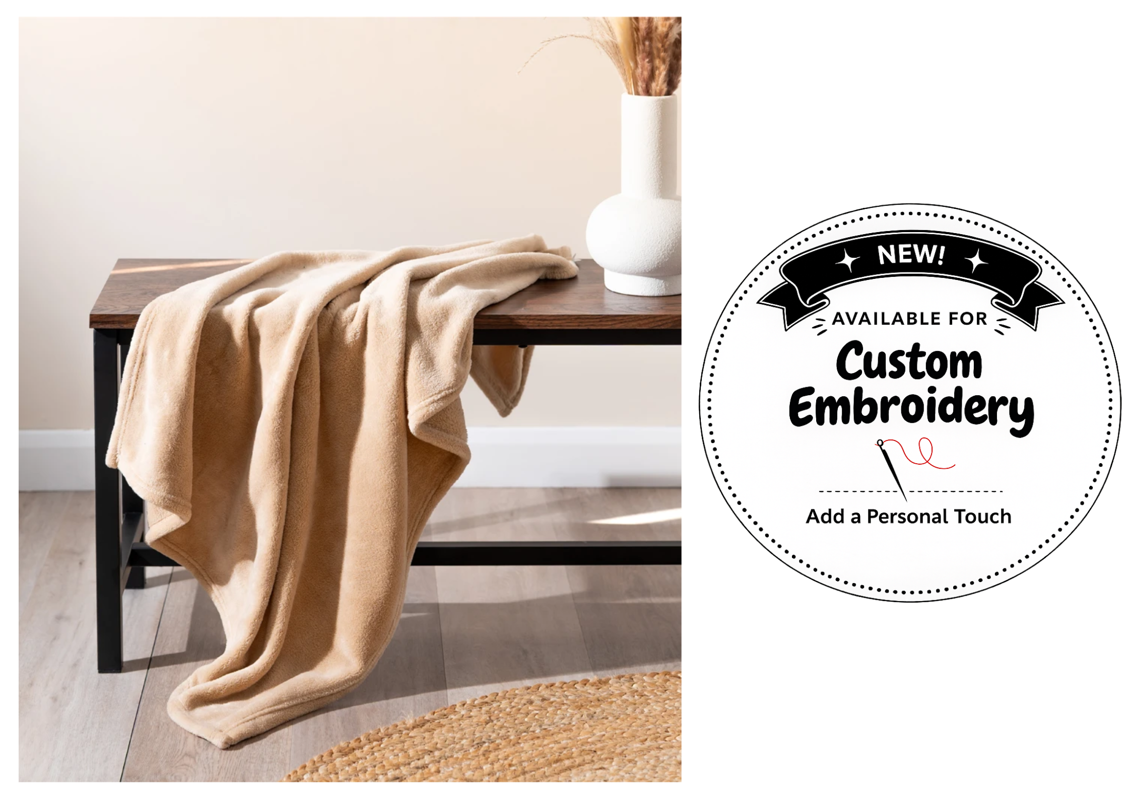 Large Plush Fleece Blanket