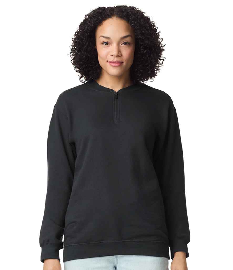 GD612 Gildan SoftStyle® Midweight Fleece 1/4 Zip Sweatshirt