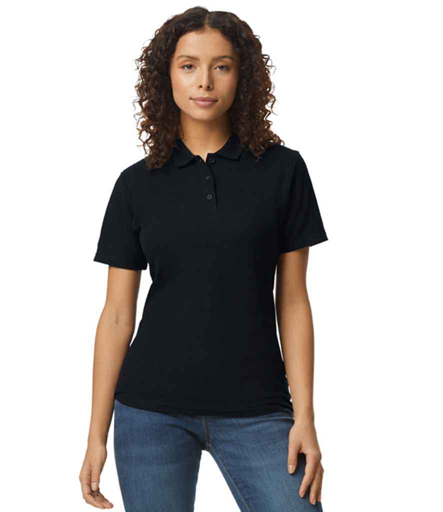 GD75 Gildan Ladies SoftStyle® Double Piqué Polo Shirt