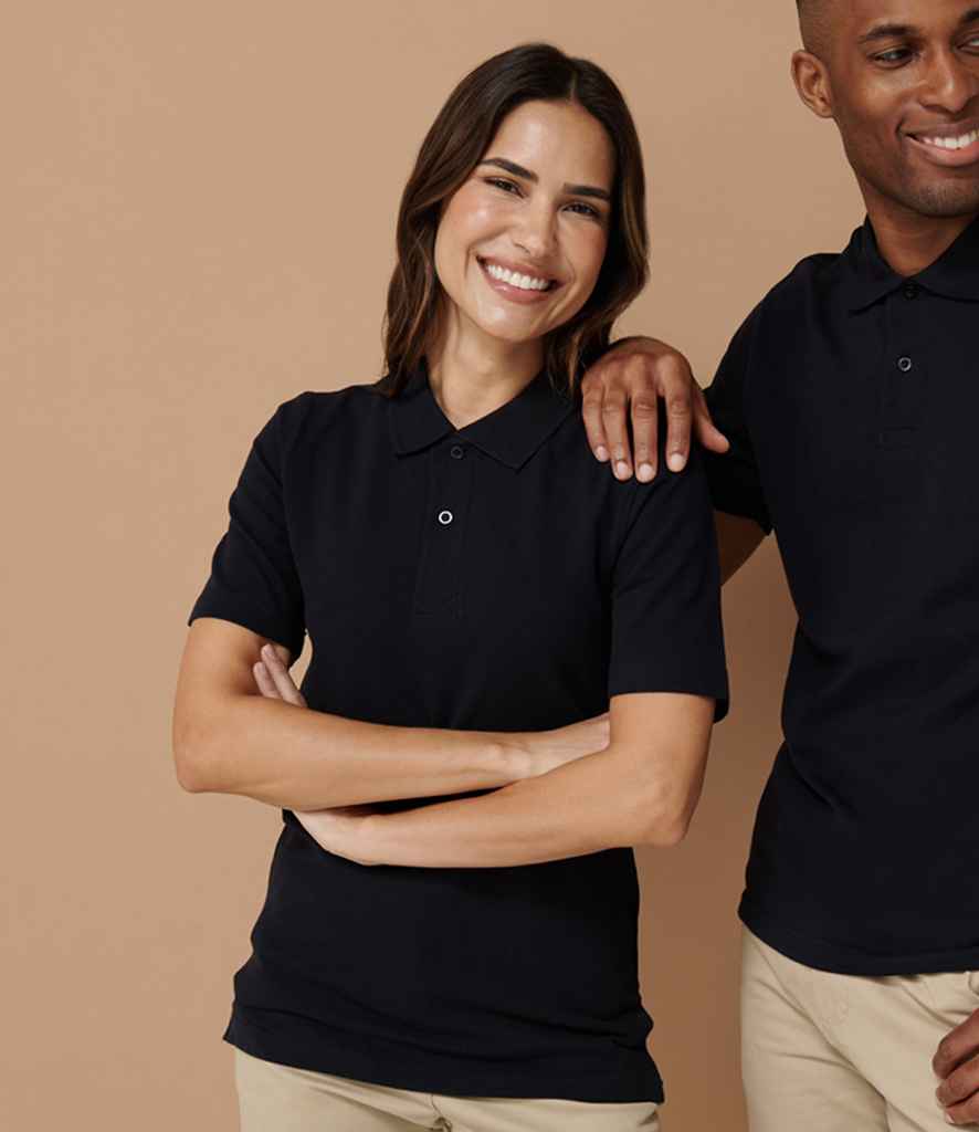 H305 Henbury Unisex Stretch Cotton Piqué Polo Shirt