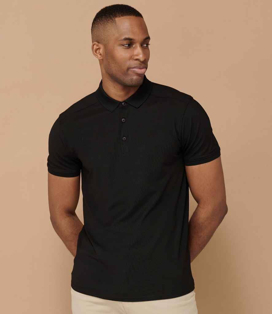 H460 Henbury Slim Fit Stretch Microfine Piqué Polo Shirt