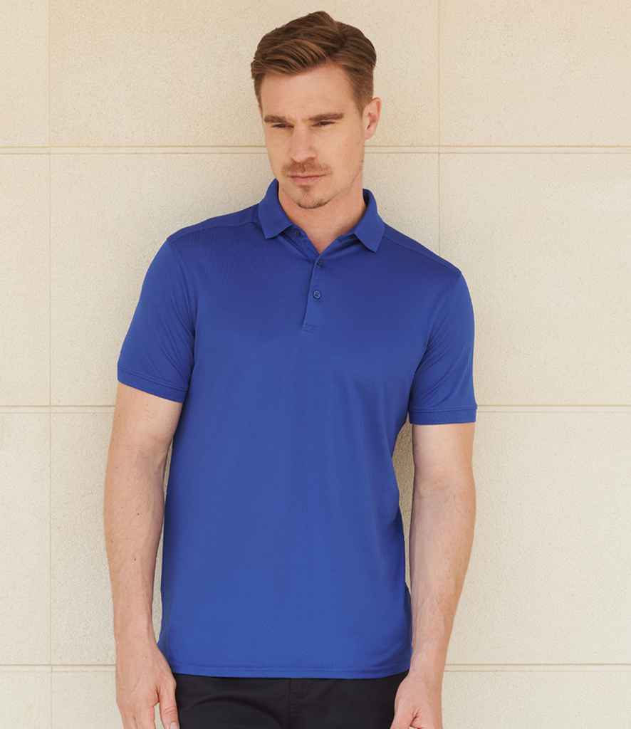 H460 Henbury Slim Fit Stretch Microfine Piqué Polo Shirt