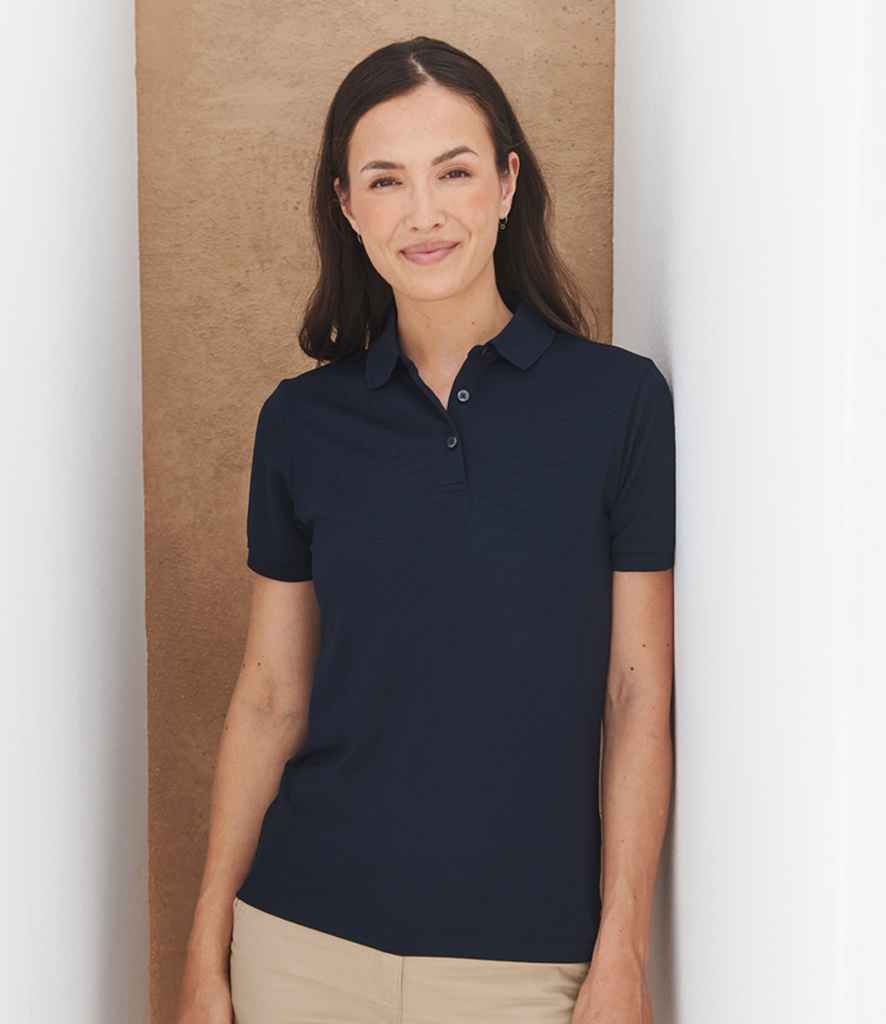 H466 Henbury Ladies Recycled Polyester Polo Shirt