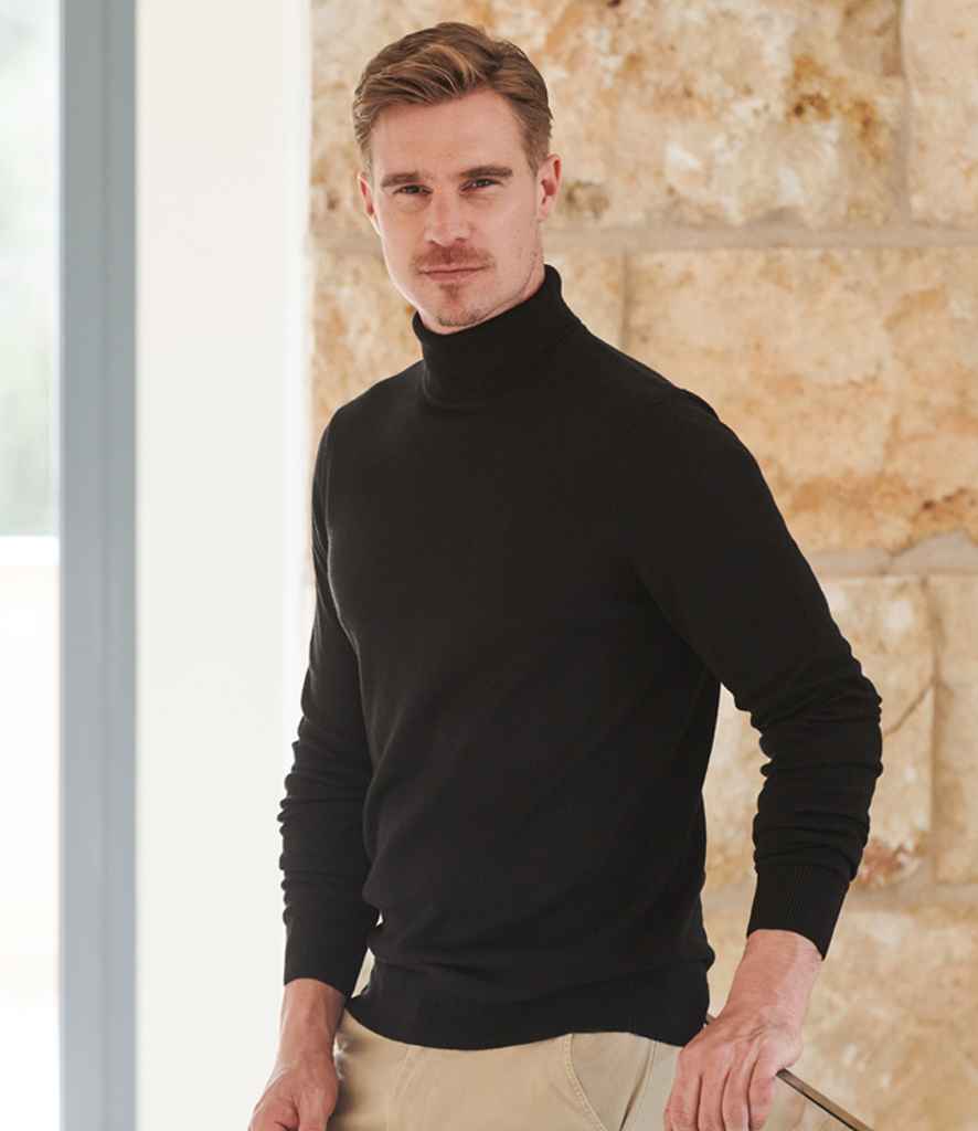 H727 Henbury Roll Neck Sweater