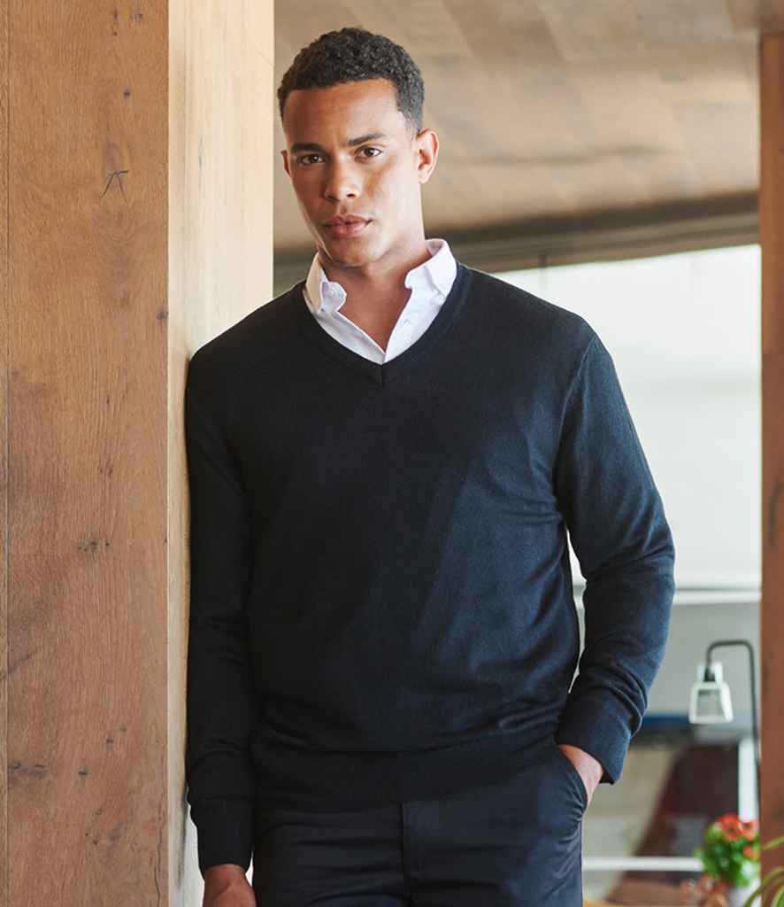 H760 Henbury Acrylic V Neck Sweater