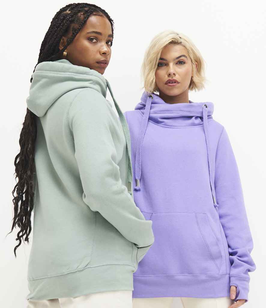 JH021 AWDis Cross Neck Hoodie