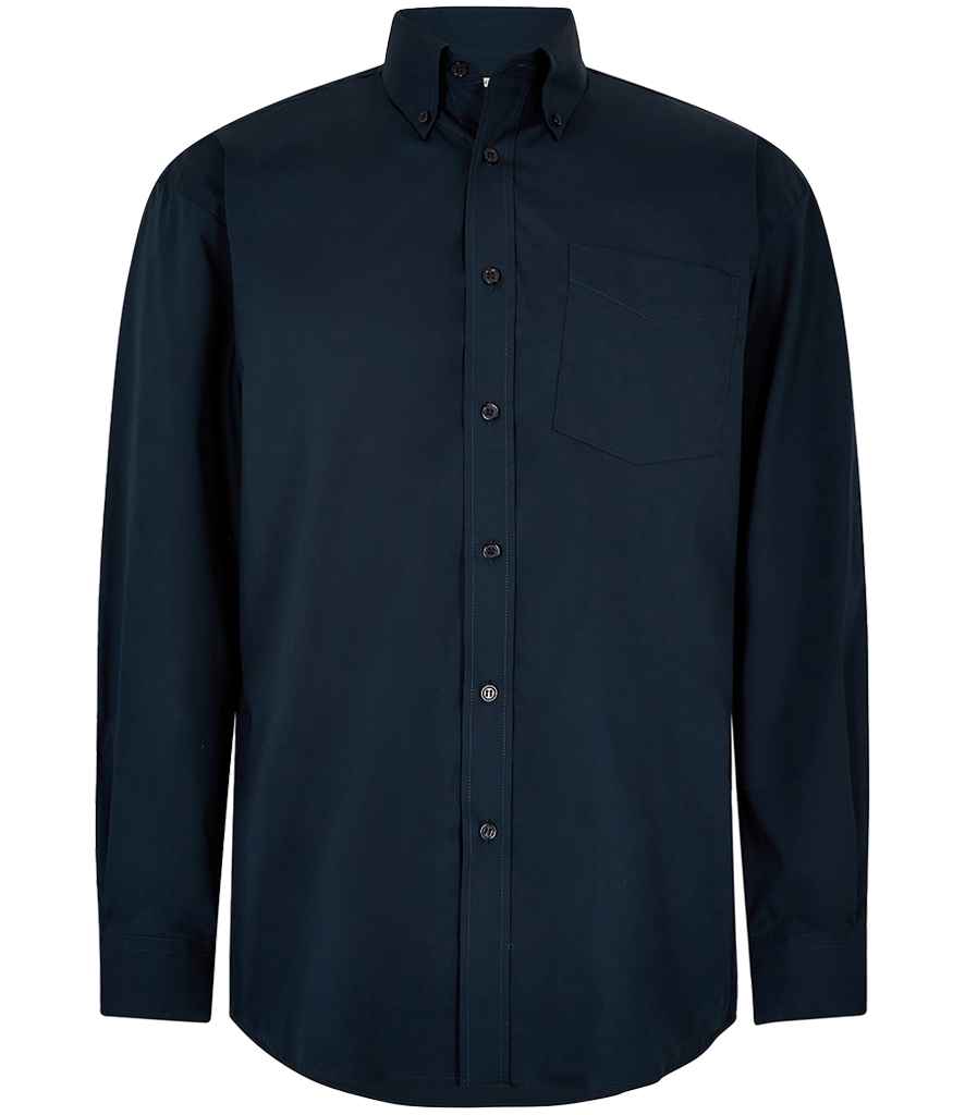 K105 Kustom Kit Premium Long Sleeve Classic Fit Oxford Shirt