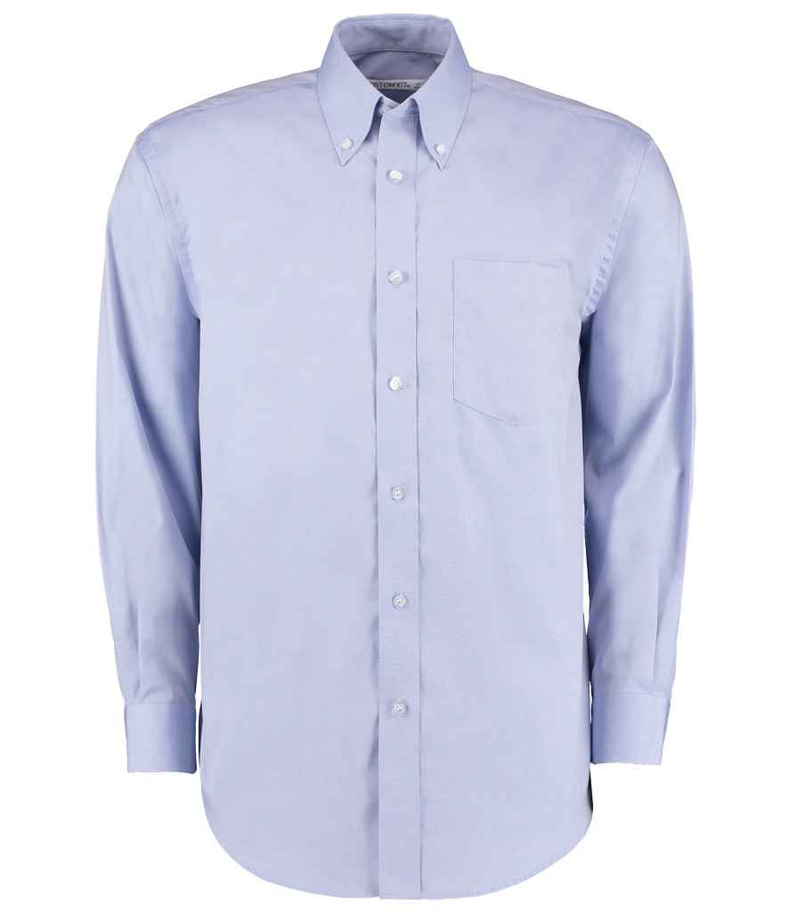 K105 Kustom Kit Premium Long Sleeve Classic Fit Oxford Shirt