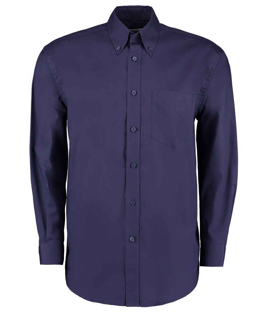 K105 Kustom Kit Premium Long Sleeve Classic Fit Oxford Shirt