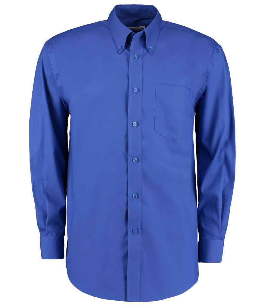 K105 Kustom Kit Premium Long Sleeve Classic Fit Oxford Shirt