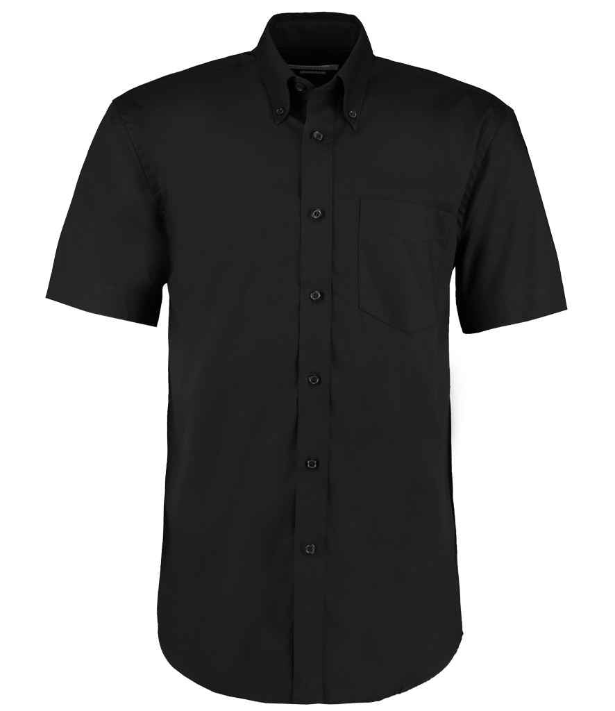 K109 Kustom Kit Premium Short Sleeve Classic Fit Oxford Shirt