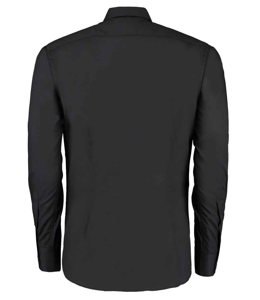 K192 Kustom Kit Long Sleeve Slim Fit Business Shirt