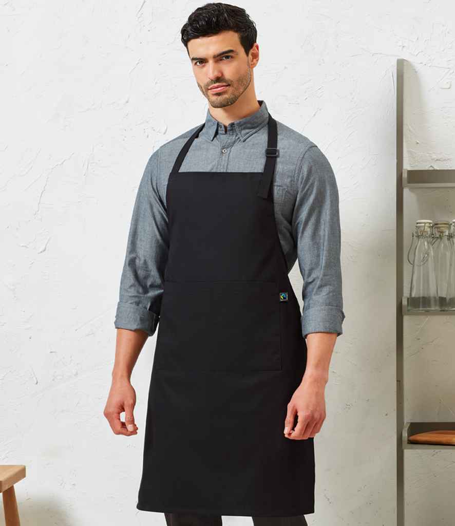 PR112 Premier Fairtrade Organic Cotton Bib Apron