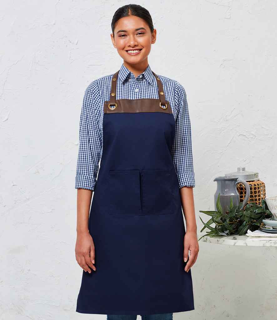 PR123 Premier Espresso Bib Apron
