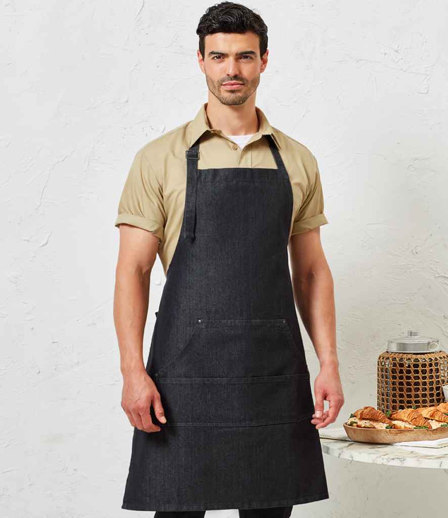 PR126 Premier Denim Bib Apron