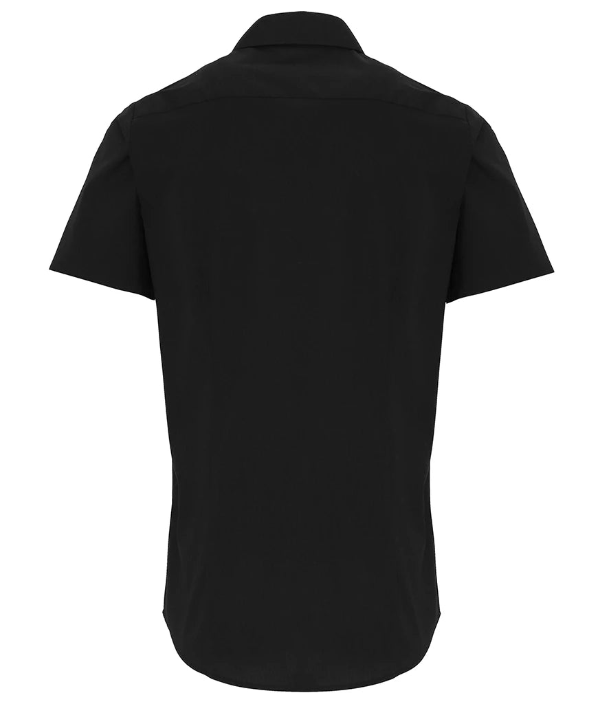 PR246 Premier Short Sleeve Stretch Fit Poplin Shirt