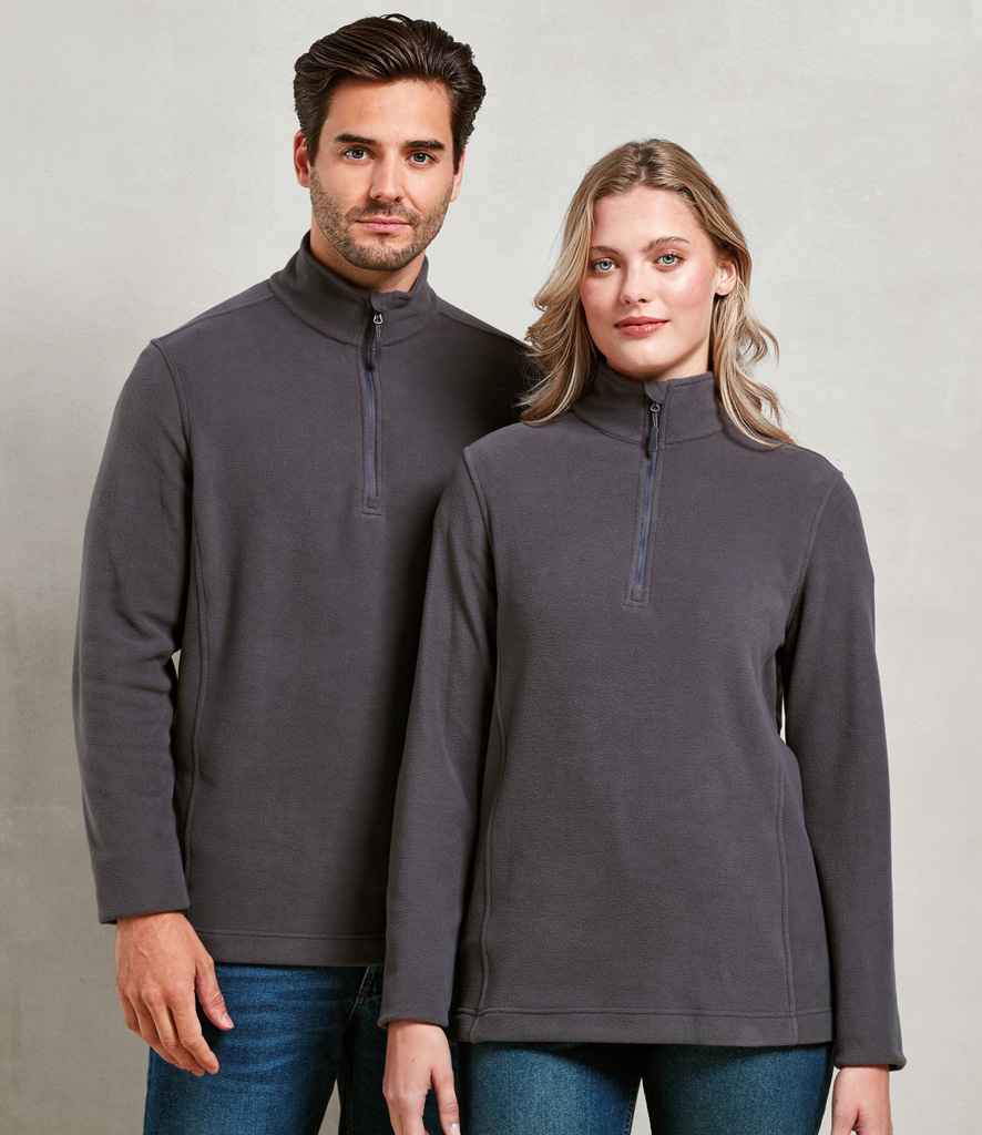 PR831 Premier Unisex Recyclight® 1/4 Zip Fleece