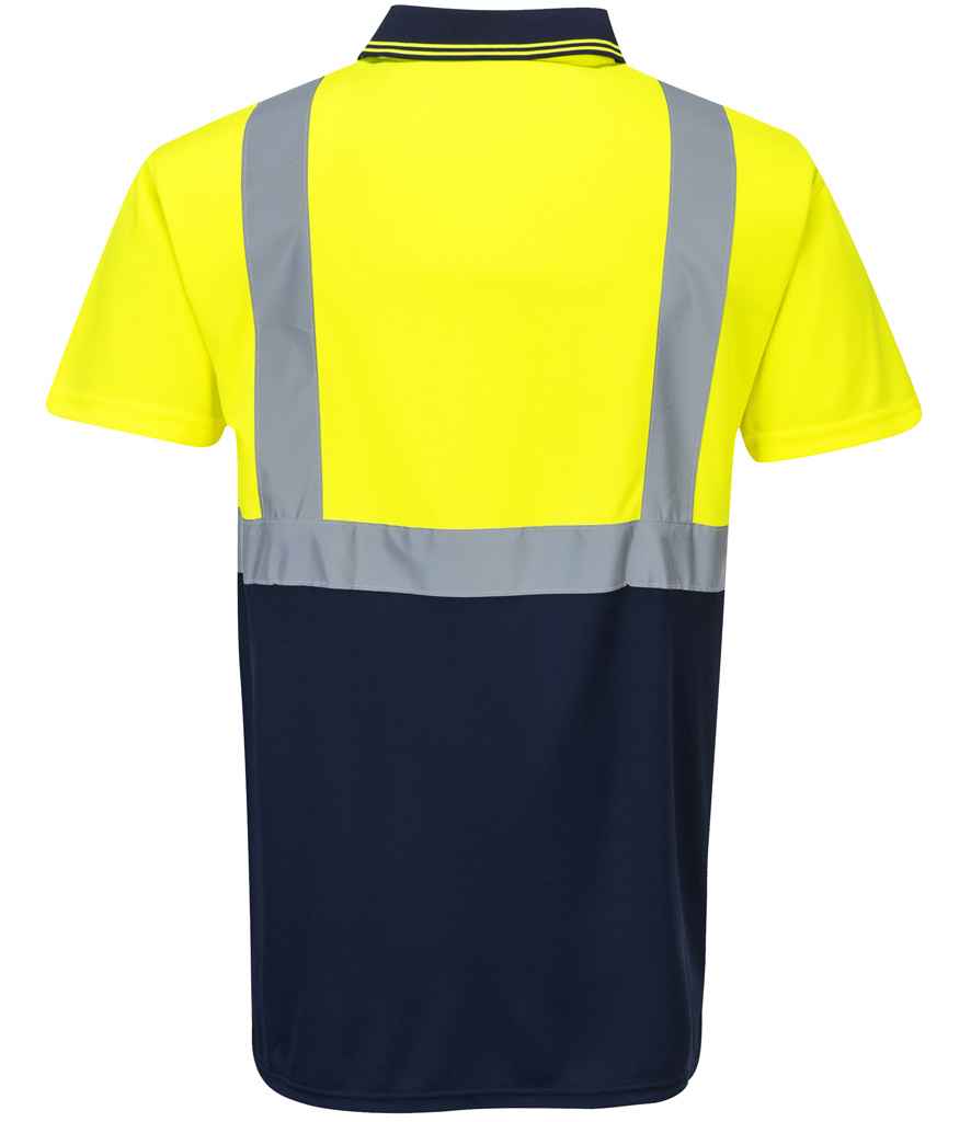 PW062 Portwest Hi-Vis Two Tone Polo Shirt