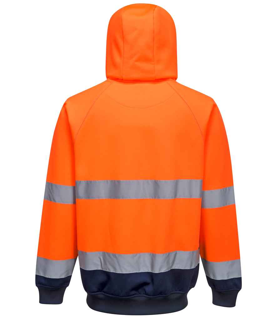 PW1250 Portwest Hi-Vis Two Tone Hooded Sweatshirt