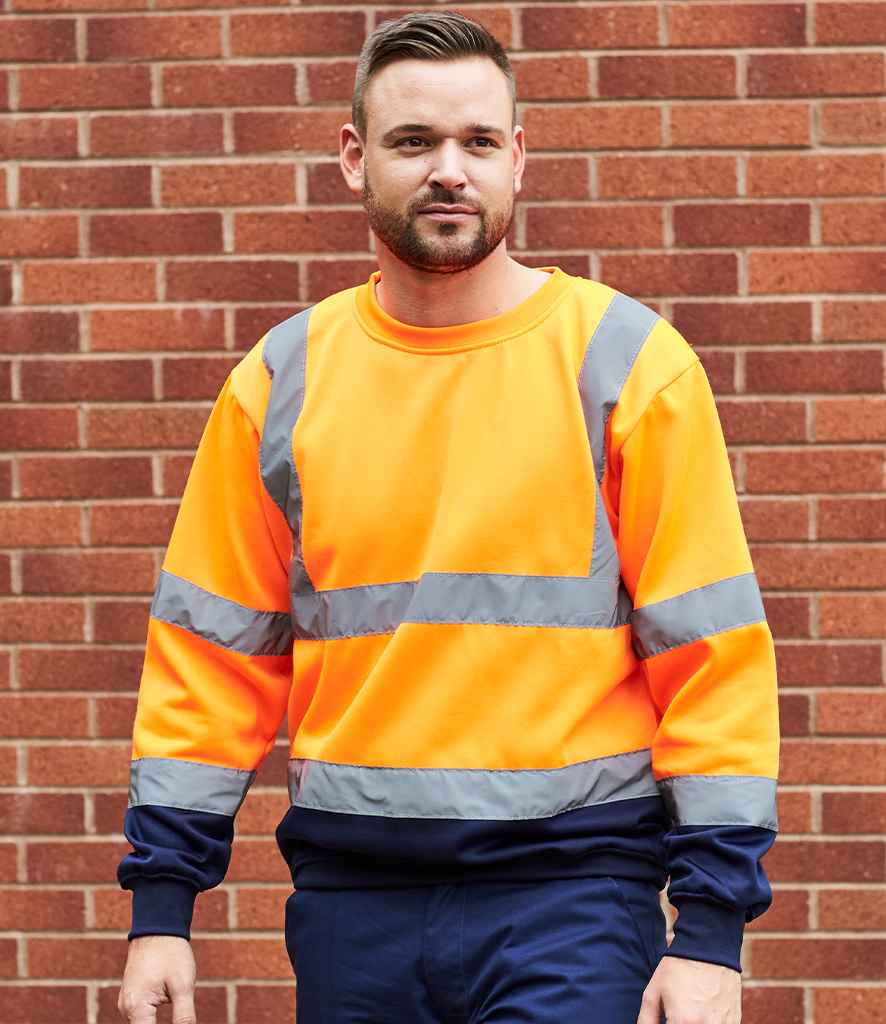PW668 Portwest Hi-Vis Two Tone Sweatshirt