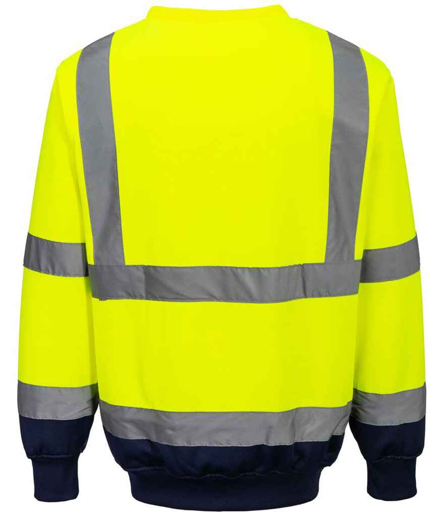 PW668 Portwest Hi-Vis Two Tone Sweatshirt