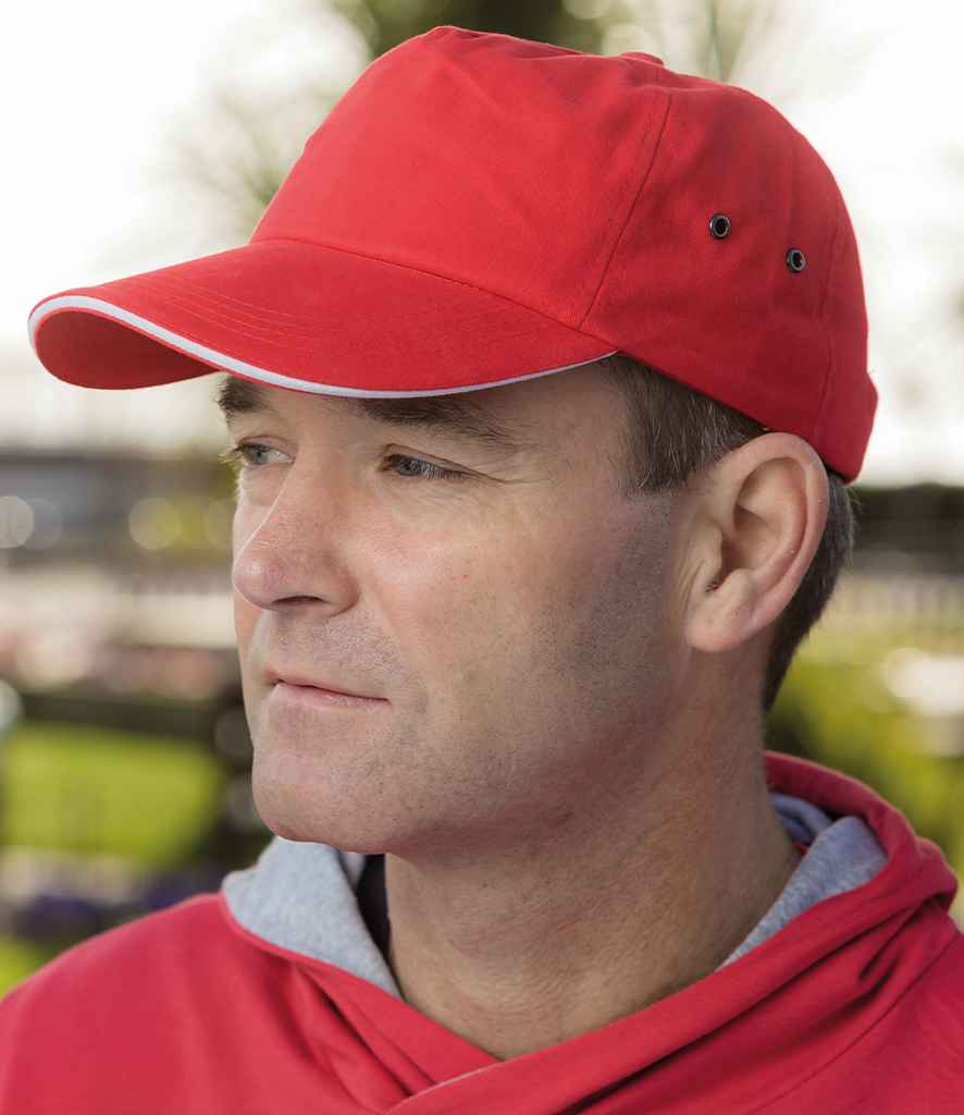 RC072 Result Plush Cotton 5 Panel Cap