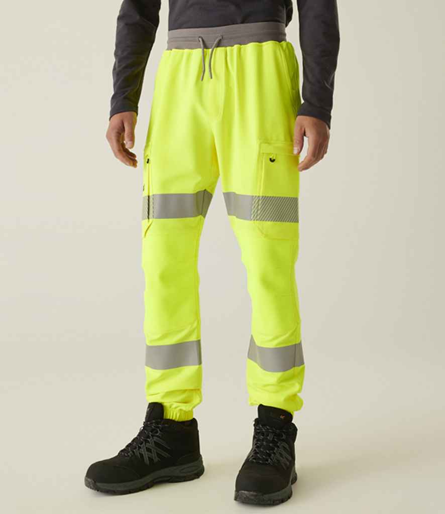 RG536 Regatta High Visibility Prolite Stretch Jog Pants