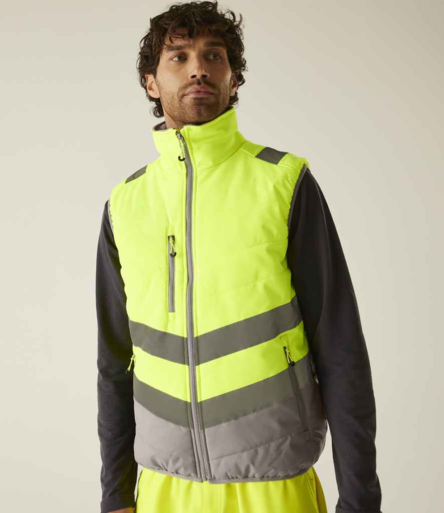 RG549 Regatta High Visibility Two Tone Thermal Baffle Bodywarmer