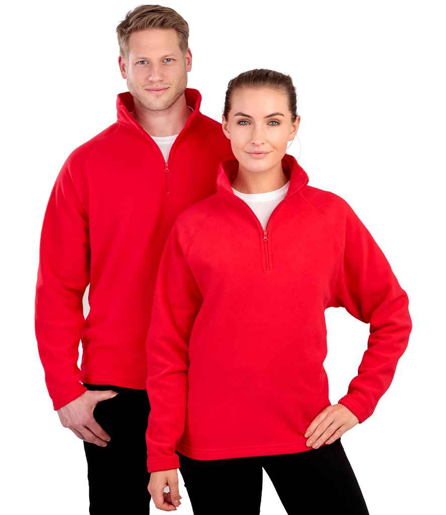 RS112 Result Core Zip Neck Micro Fleece