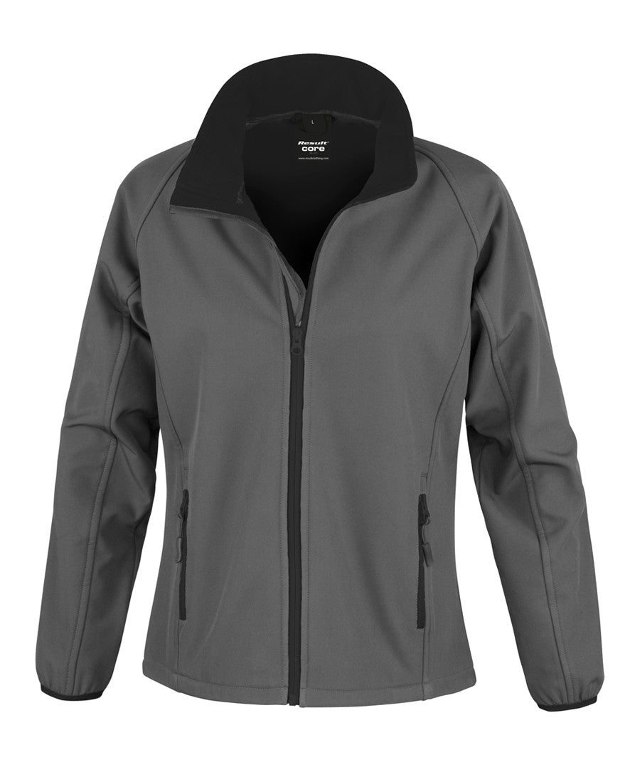 RS231F Result Core Ladies Printable Soft Shell Jacket
