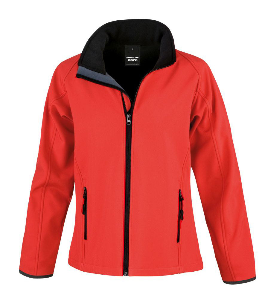 RS231F Result Core Ladies Printable Soft Shell Jacket