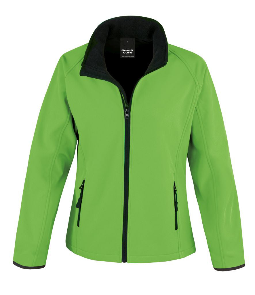 RS231F Result Core Ladies Printable Soft Shell Jacket