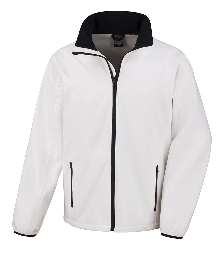 RS231M Result Core Printable Soft Shell Jacket