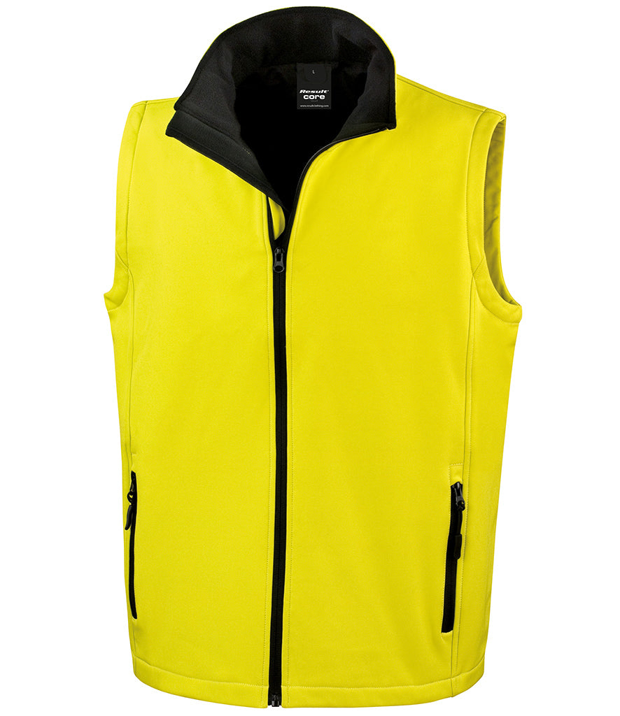RS232M Result Core Printable Soft Shell Bodywarmer