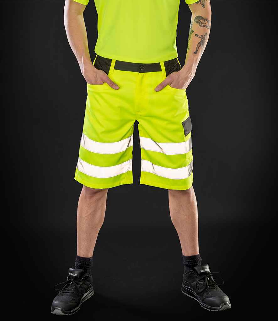 RS328 Result Safe-Guard Hi-Vis Cargo Shorts