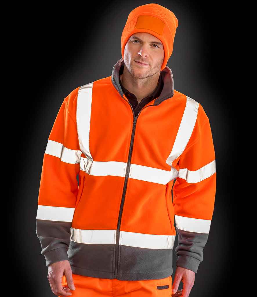 RS329 Result Safe-Guard Hi-Vis Micro Fleece Jacket