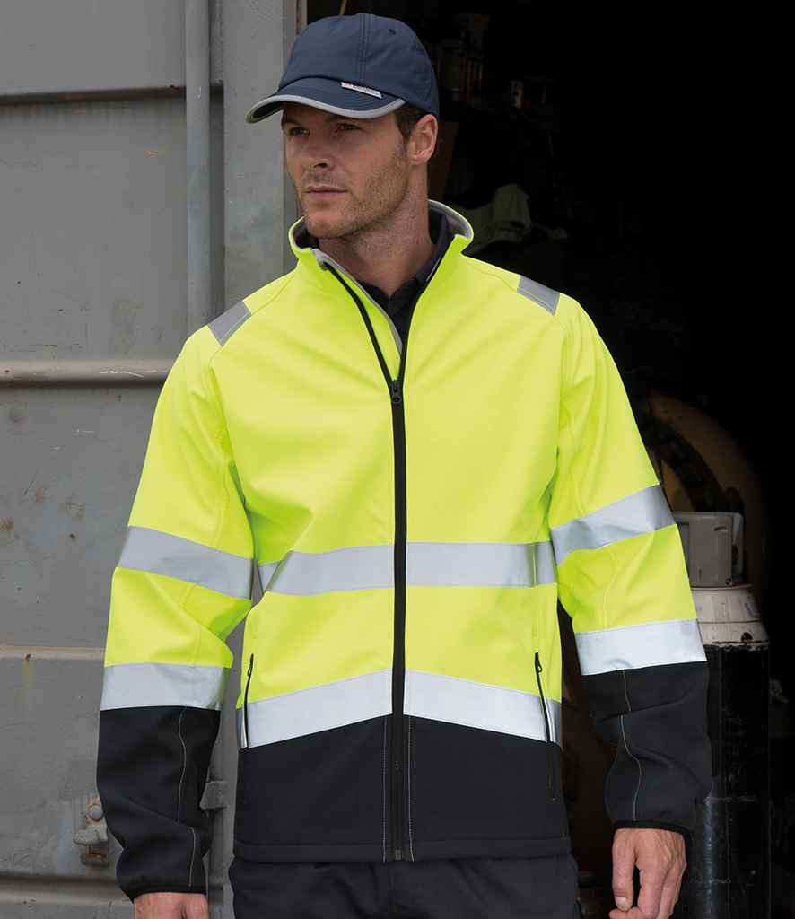 RS450 Result Safe-Guard Printable Safety Soft Shell Jacket