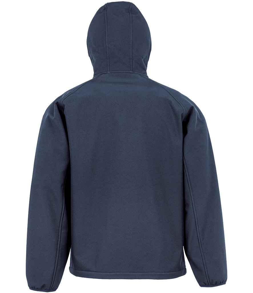 RS911M Result Genuine Recycled Three Layer Printable Hooded Soft Shell Jacket