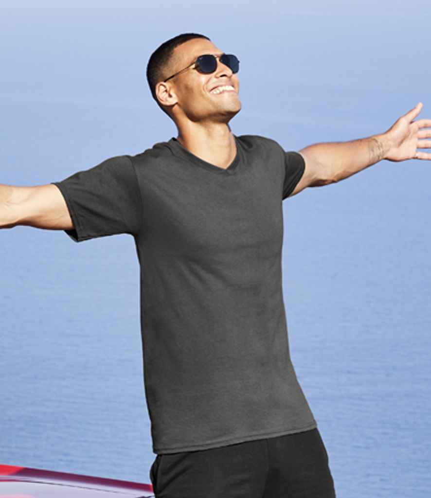 SS7 Fruit of the Loom V Neck Value T-Shirt