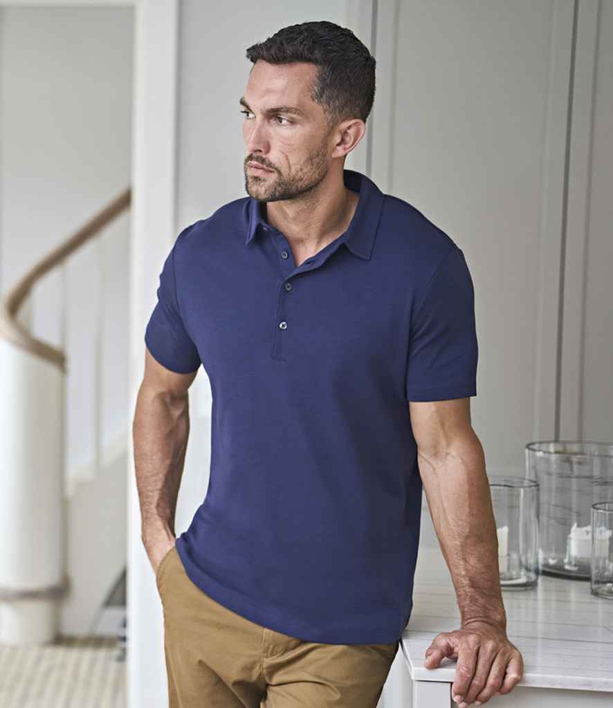 T1440 Tee Jays Pima Cotton Interlock Polo Shirt